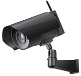 Video surveillance sign. CCTV Camera.
