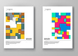 Set of abstract design templates.