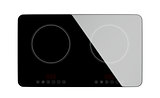 Top view of induction cooktop