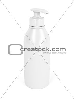 Plastic bottle with pump