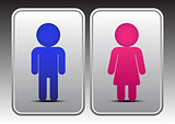 Male and Female Restroom Icon
