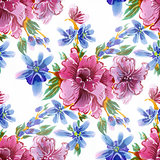 Watercolor flowers