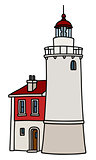 Old stone lighthouse
