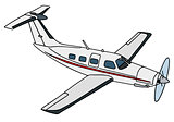 Small propeller airliner