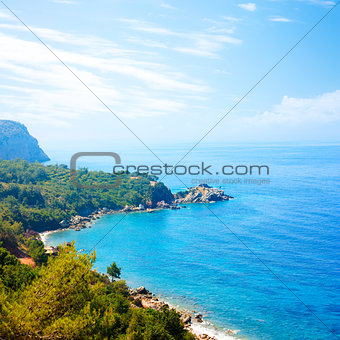 Summer View of Adriatic Coastline