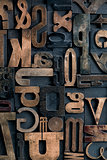 Letterpress alphabet