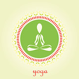 Yoga lotus vector logo design template. Beauty, Spa, Relax, Massage, Meditation, Nirvana concept icon.