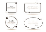 quote shadow white background