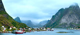 Summer village Reine (Lofoten, Norway).