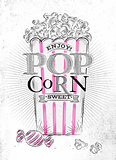 Poster popcorn sweet 