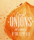 Poster onion