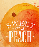 Poster peach
