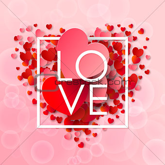 Happy valentines day and weeding background