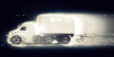 3D generic truck with speed effect