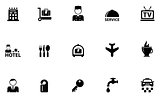 hotel concept icons
