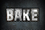 Bake Concept Metal Letterpress Type
