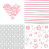 Seamless pattern Valentines day