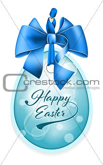 Vector Easter tag.