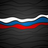 Corporate wavy bright abstract background. Russian flag colors