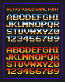Retro video game font