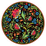 floral traditional russian pattern