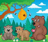 Bears in nature theme image 3
