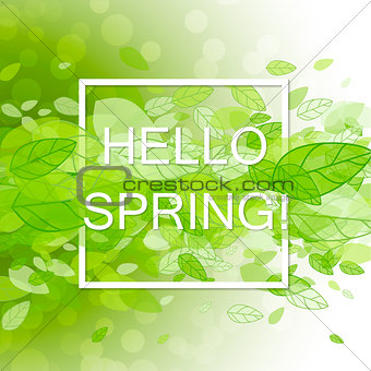 Spring abstract background