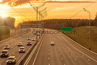 View of the new highway.