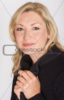 Portrait of Attractive Middle Aged Woman
