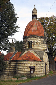 The Chapel of St Wenceslas in the village Vlci, Czech republic