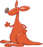 kangaroo animal character cartoon