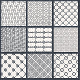 Vintage backgrounds in Arabic style. Black and white