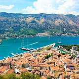 View of Kotor Old Town from Lovcen Mountain