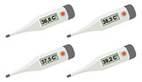 Set electronic medical thermometer