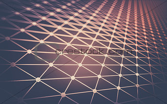 Abstract polygonal space low poly 