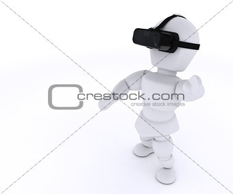 Man with VR Headset