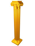 Egypt gold column