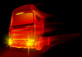 Red Glowing Truck