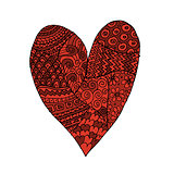 Love, valentine heart, sketch for your design