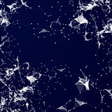 Virtual abstract background with particle, molecule structure. genetic and chemical compounds. creative vector. Space and constellations. Science and connection concept. Social network.