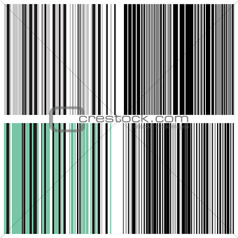Comic book speed vertical lines background set