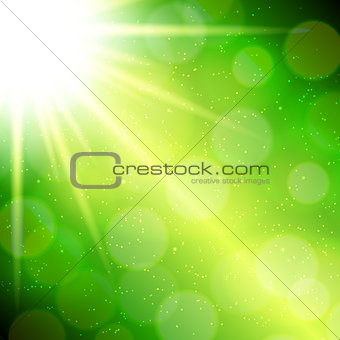Abstract Magic Light Background Vector Illustration