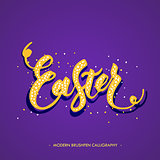 Easter lettering card.