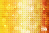 Abstract golden background with circles