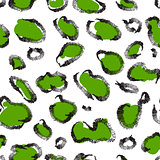 Seamless pattern of jaguar spots. Natural textures.Seamless animal pattern for textile design