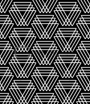Seamless pattern with triangle elements.