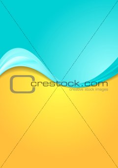 Abstract bright contrast wavy background