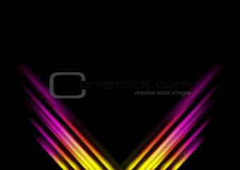 Abstract colorful stripes vector background