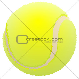 Tennis ball. Ball for lawn tennis