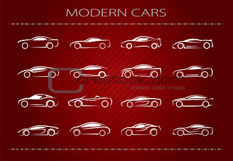 Modern cars logo